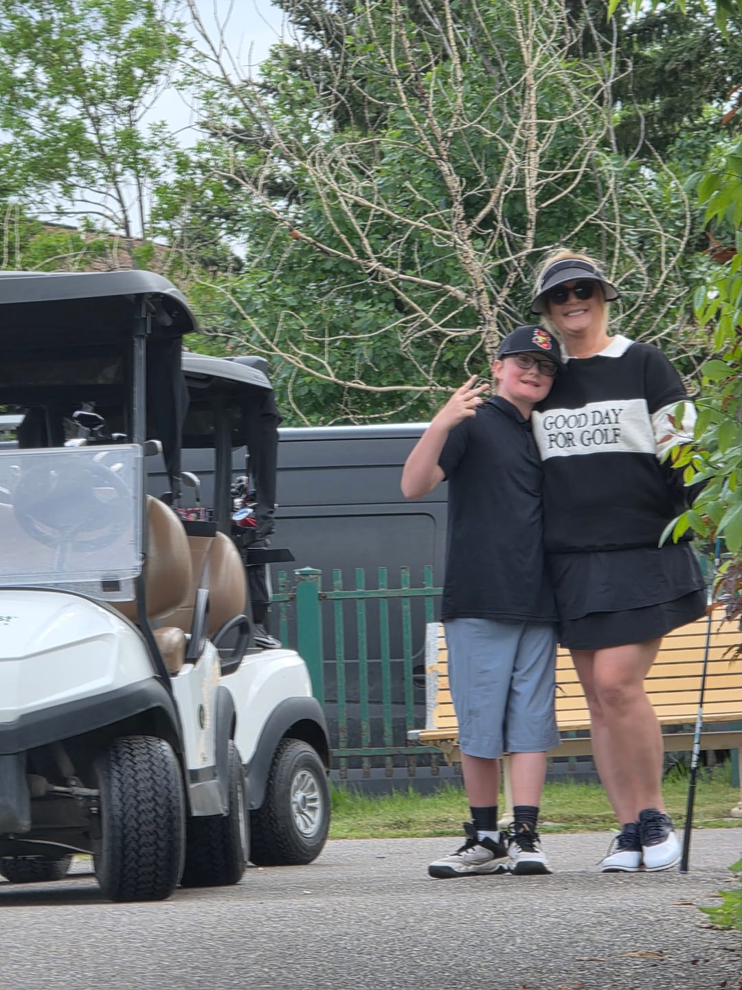 Customer photo review of Good Day for Golf Crewneck