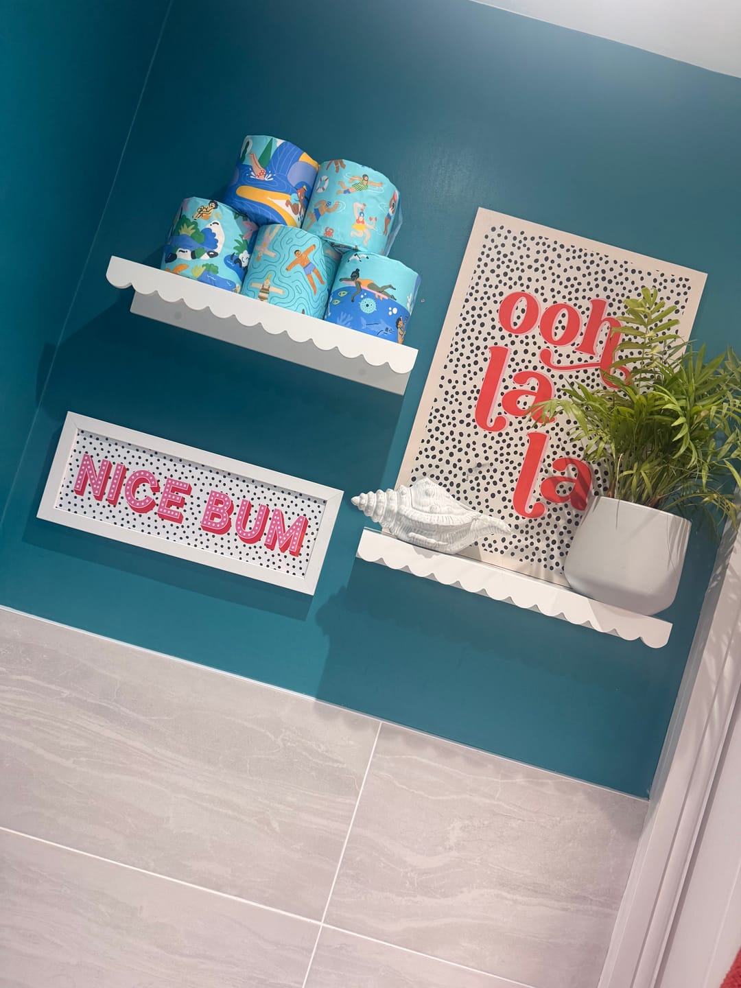 Customer photo review of Nice Bum Framed Print (New Style)