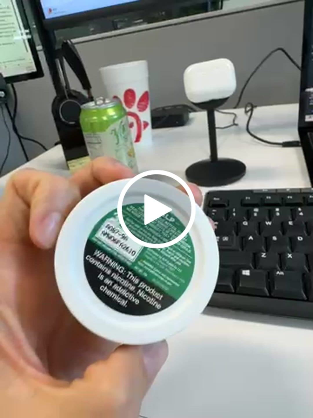 Customer video review of Mountain Wintergreen Nicotine Pouches