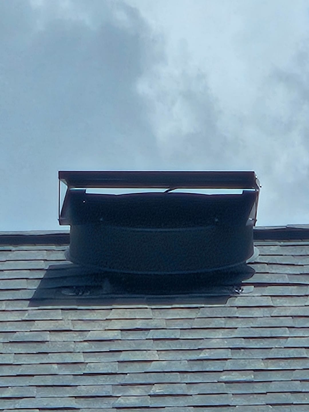 Customer photo review of 12" Solar Roof Fan-55W Dual-Power