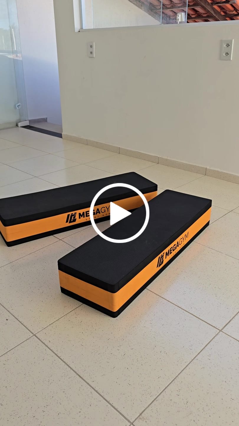 Customer video review of Step Profissional De EVA 90X28X14 Para Treino Aeróbico Musculação