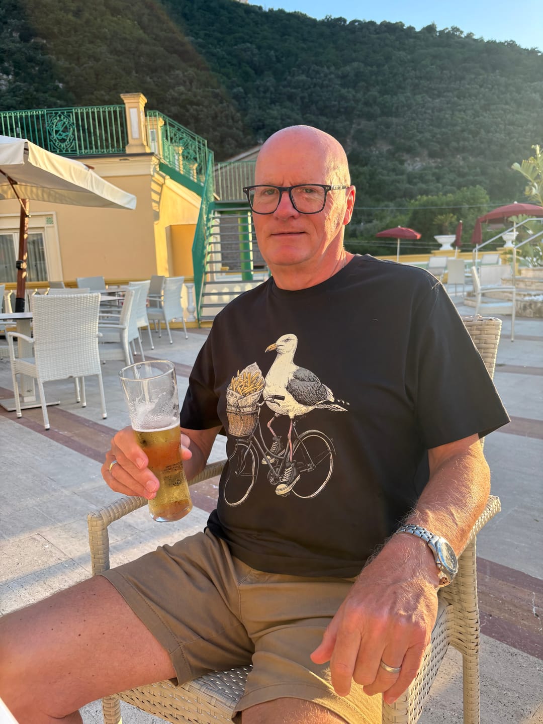 Customer photo review of Seagull Bike 67 T-Shirt