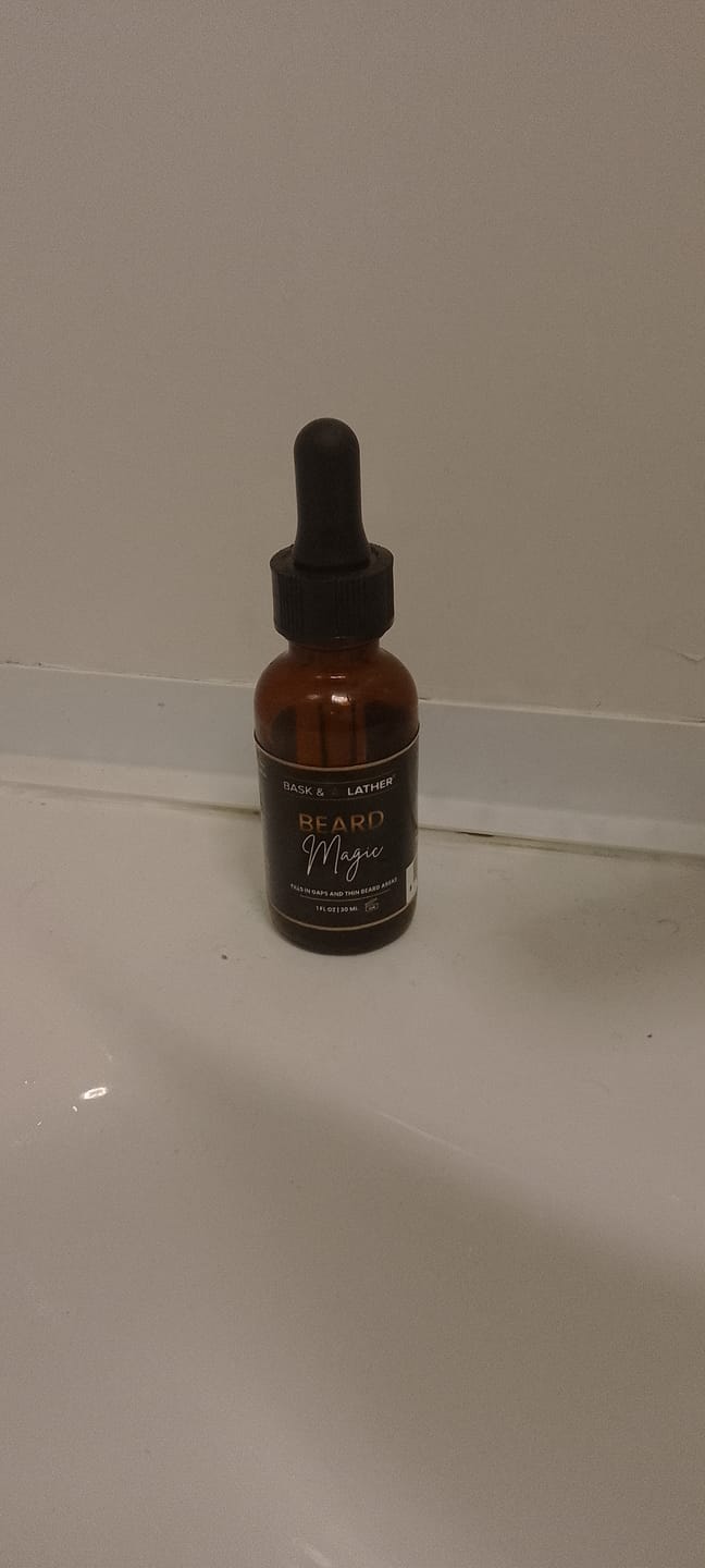Customer photo review of Beard Growth Magic (Beard Growth Oil)