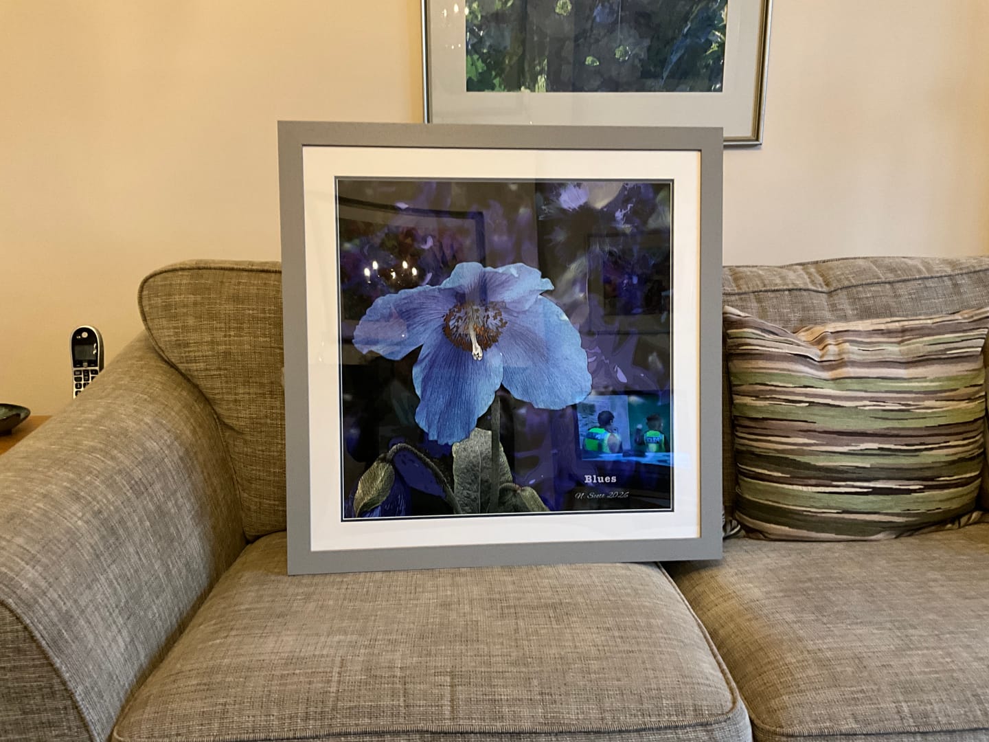 Customer photo review of Square Giclée Art Print