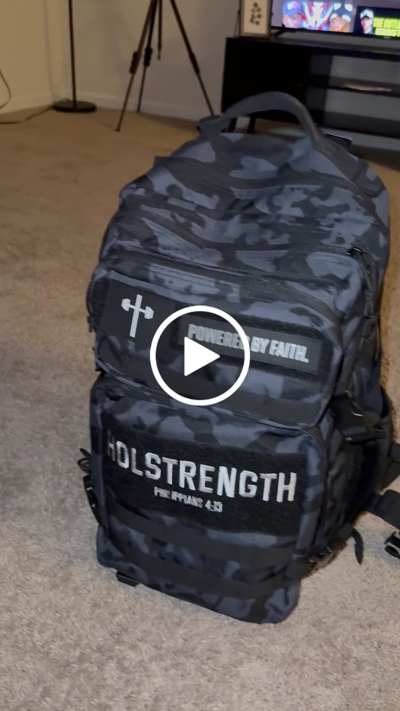 Customer video review of HolStrength 45L Tactical Backpack