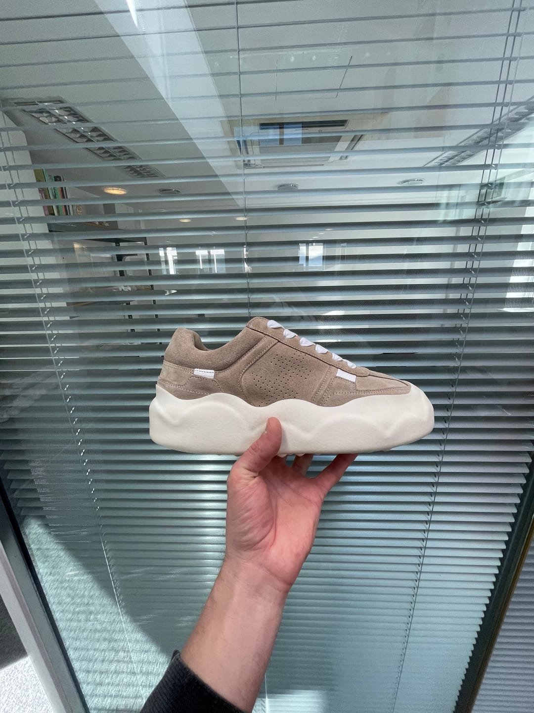 Customer photo review of GLIDE SOLES - WHITE