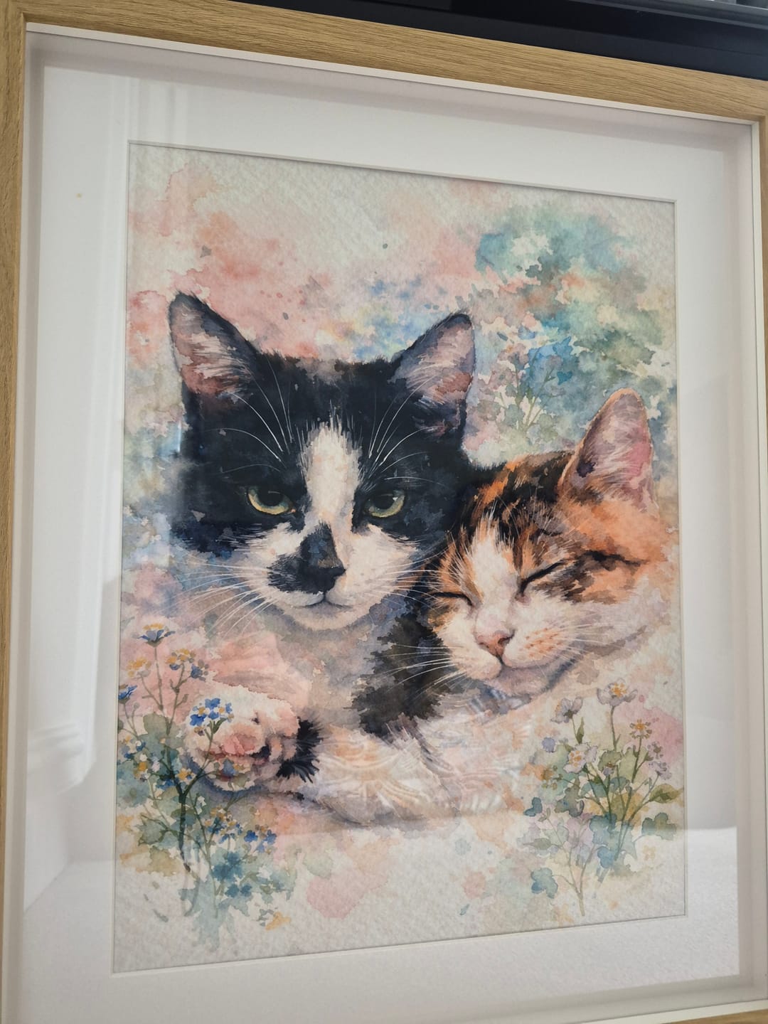 Customer photo review of Watercolour -  Personalised Poster