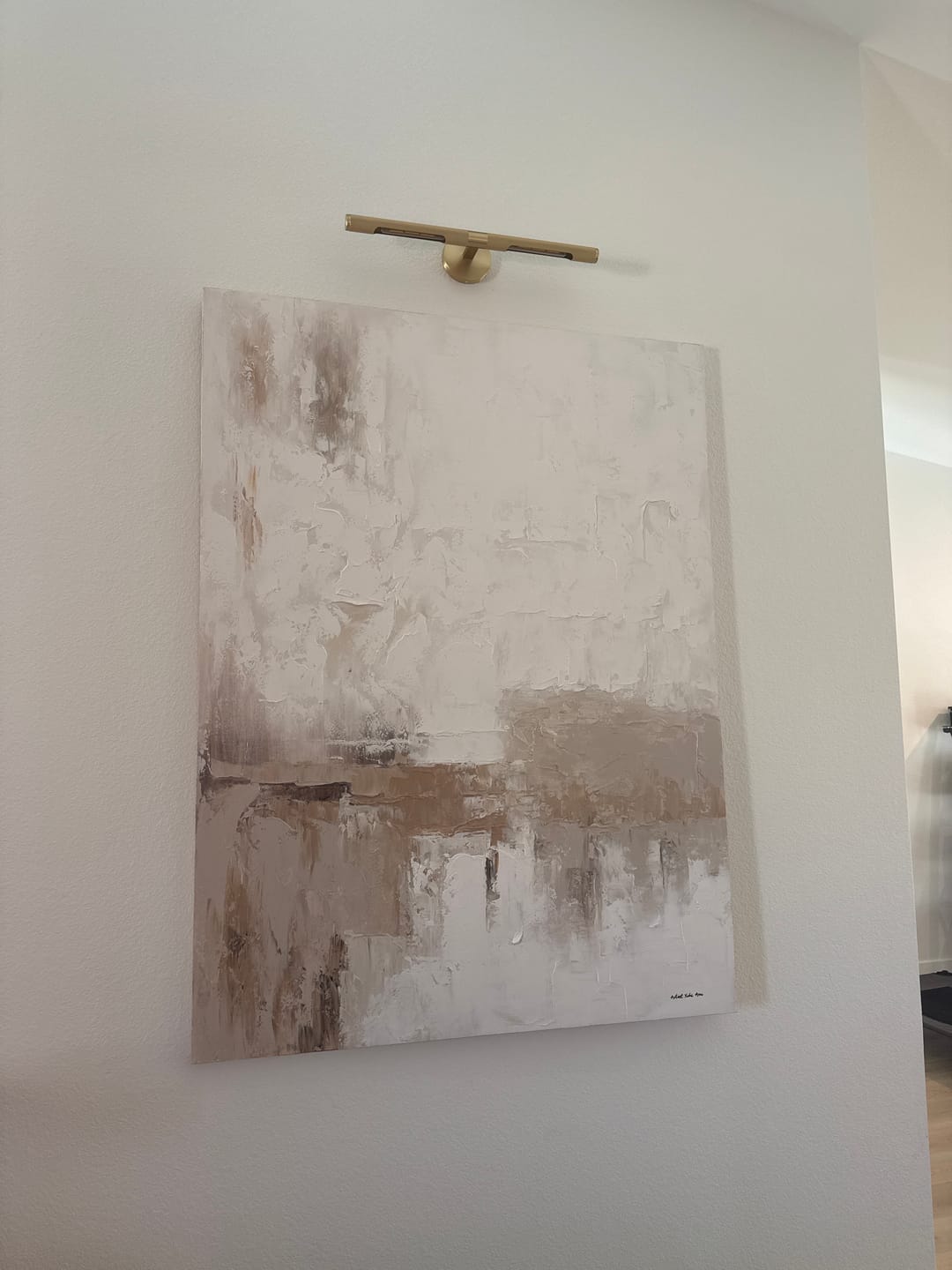 Customer photo review of Wabi Sabi Textured Painting - Still Earth