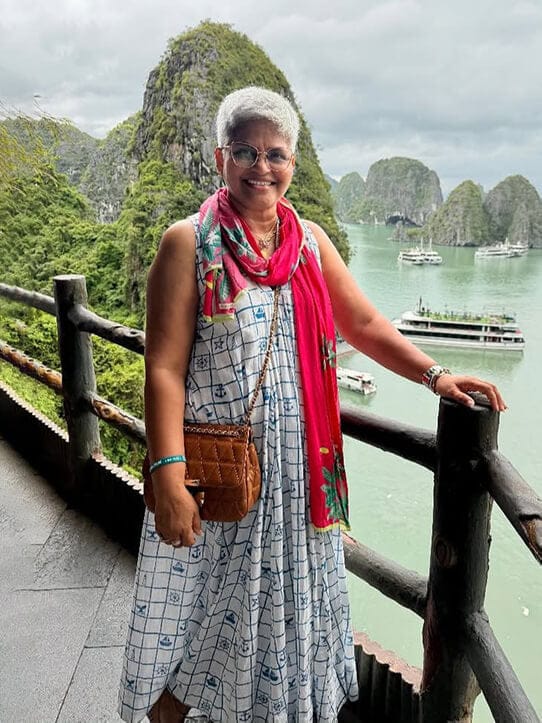 Customer photo review of Zizi Cotton Maxi Dress