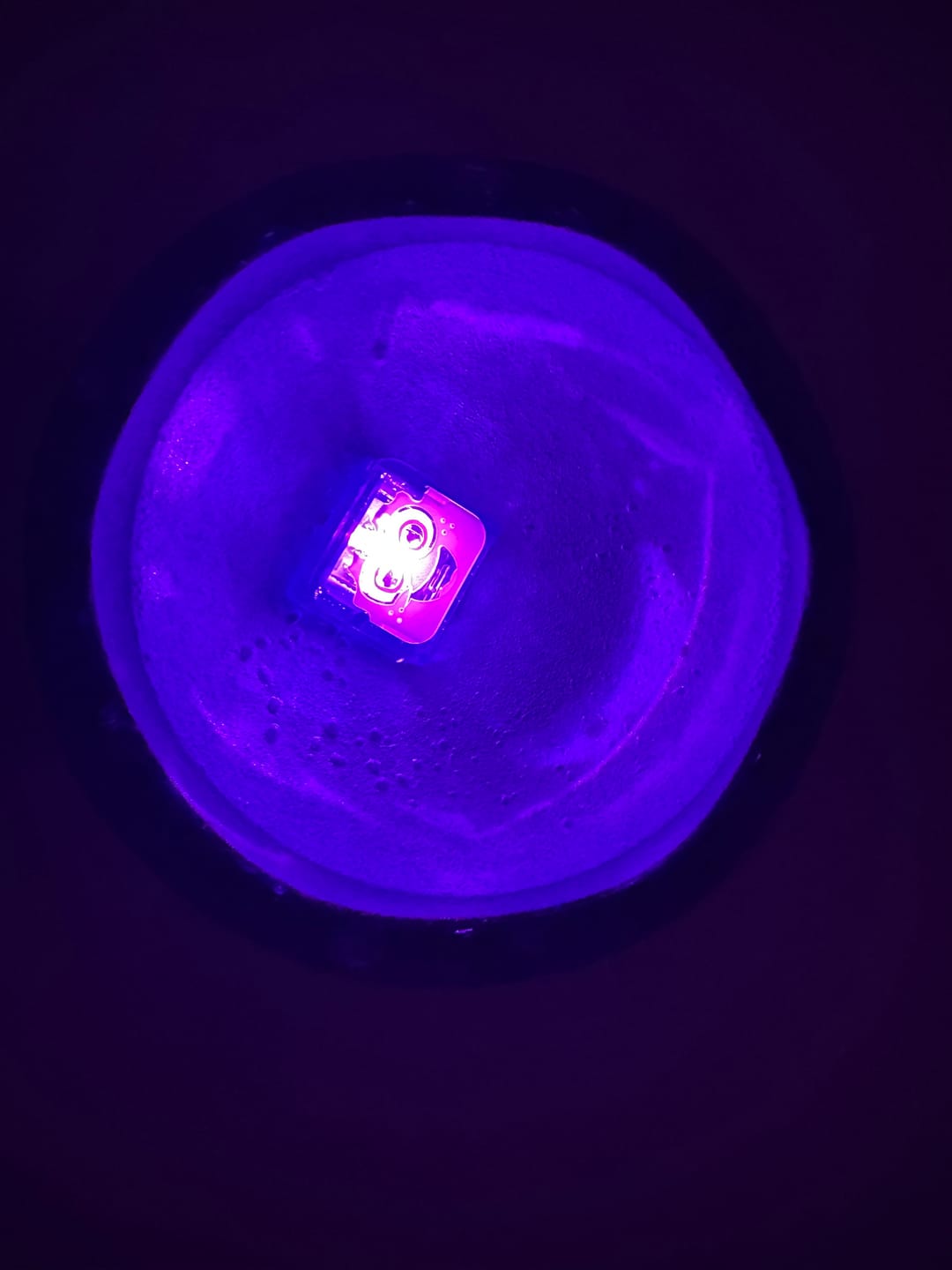 Customer photo review of Glo Pals Lila Pal - Sensorische leuchtende Würfel