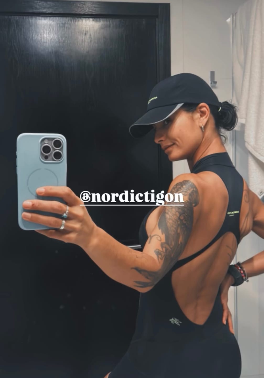 Customer photo review of Women's Velocity Core Romper - Charcoal Black