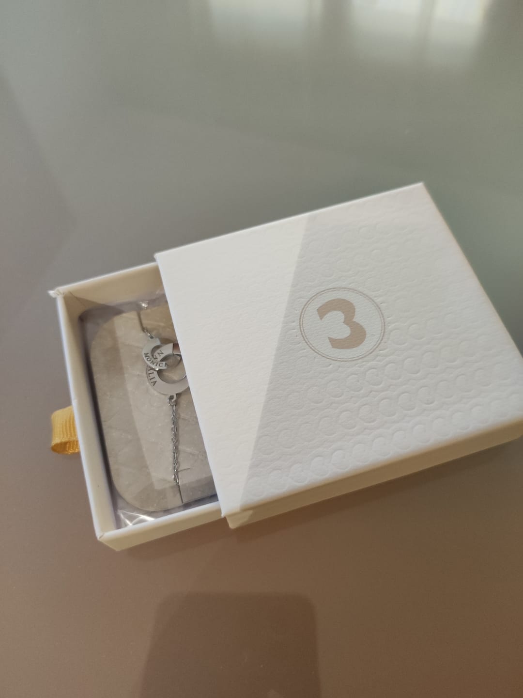 Customer photo review of Cajita Joyas - Nude Beige