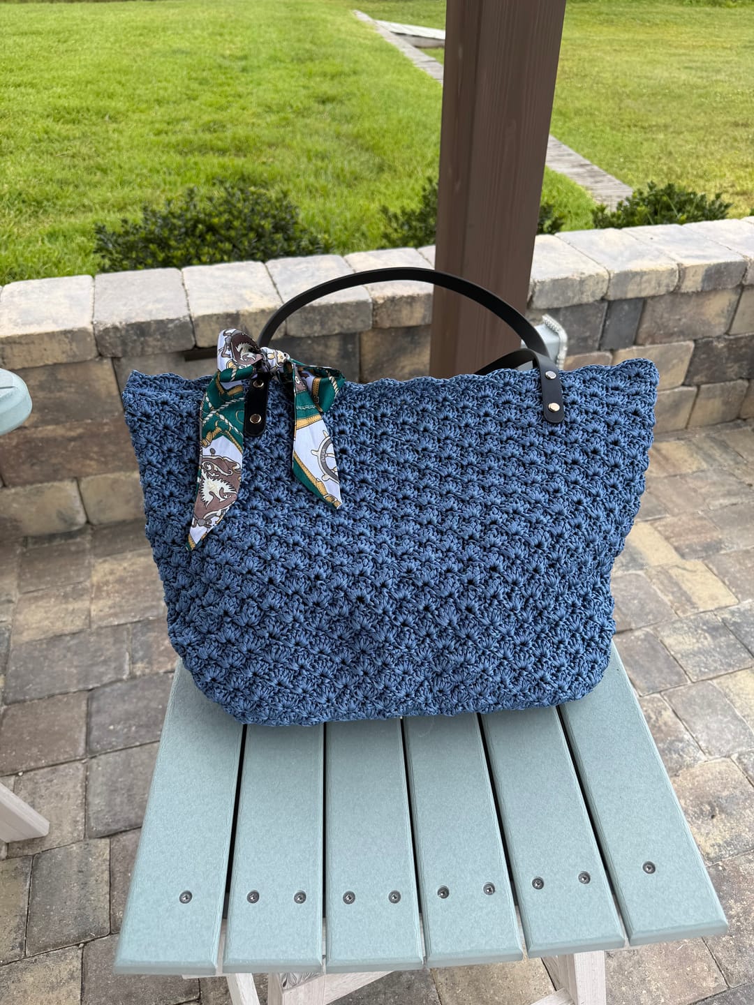Customer photo review of Aveline crochet Shoulder Bag Kit