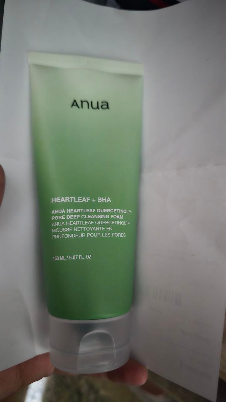 Customer photo review of غسول انوا الرغوي للتنظيف العميق للمسام بخلاصة الهارتليف - 150مل