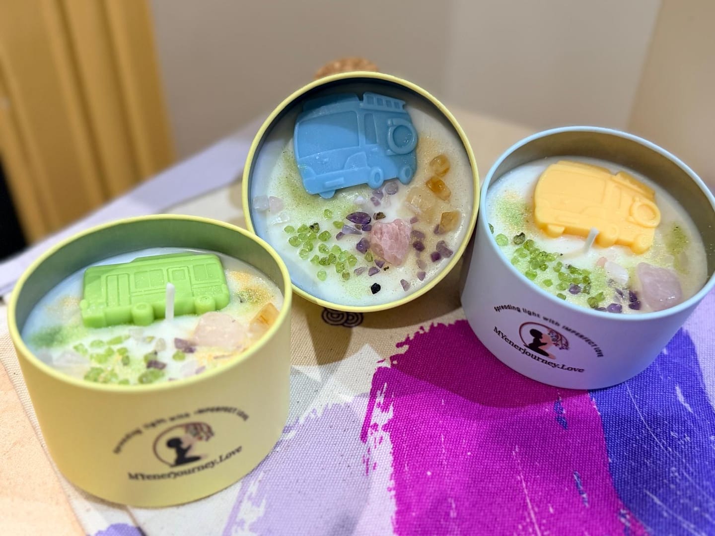 Customer photo review of Cosmo Candle Tins (230ml)