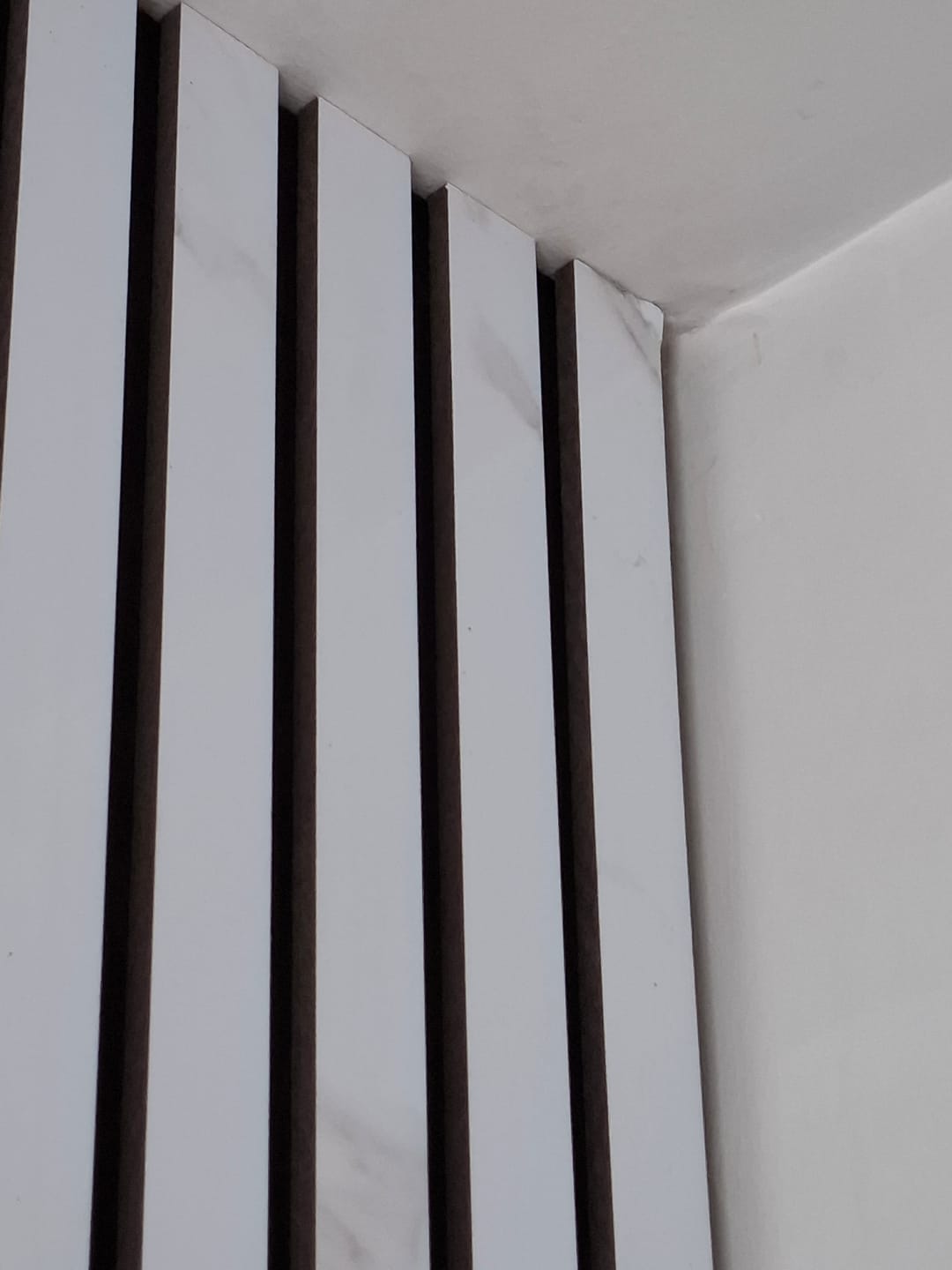 Customer photo review of Premium 3 Sided Wall Panels - 240cm x 60cm (Multiple Colours)