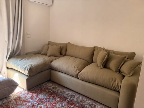 Customer photo review of Faye L-Shape Sofa