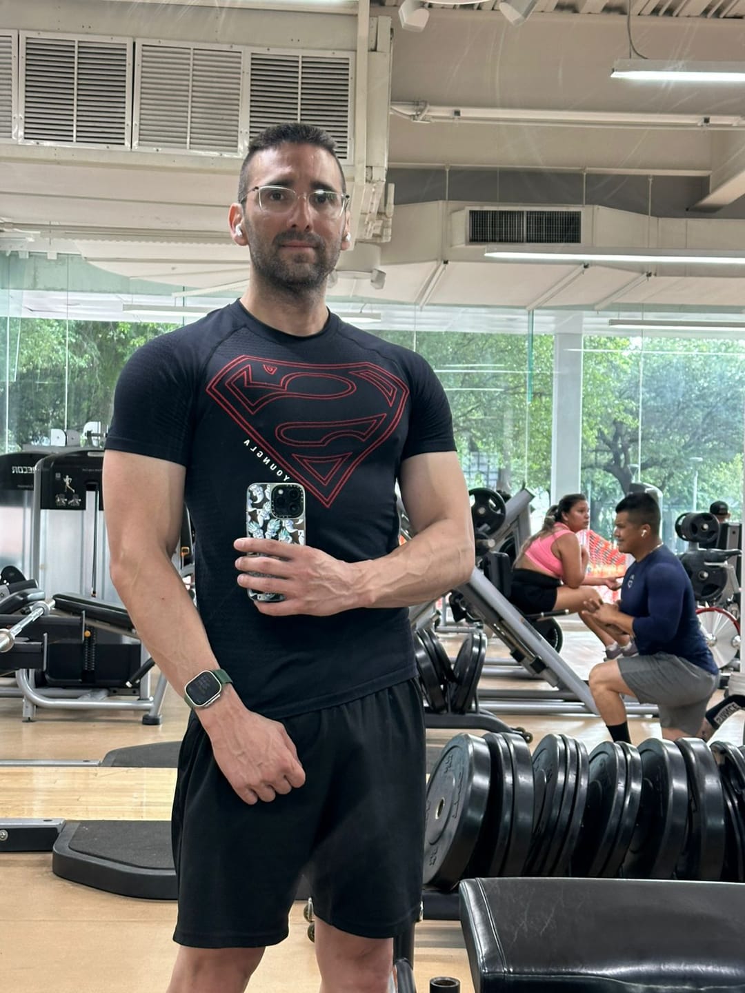 Customer photo review of 4117 - Superman Compression Tees