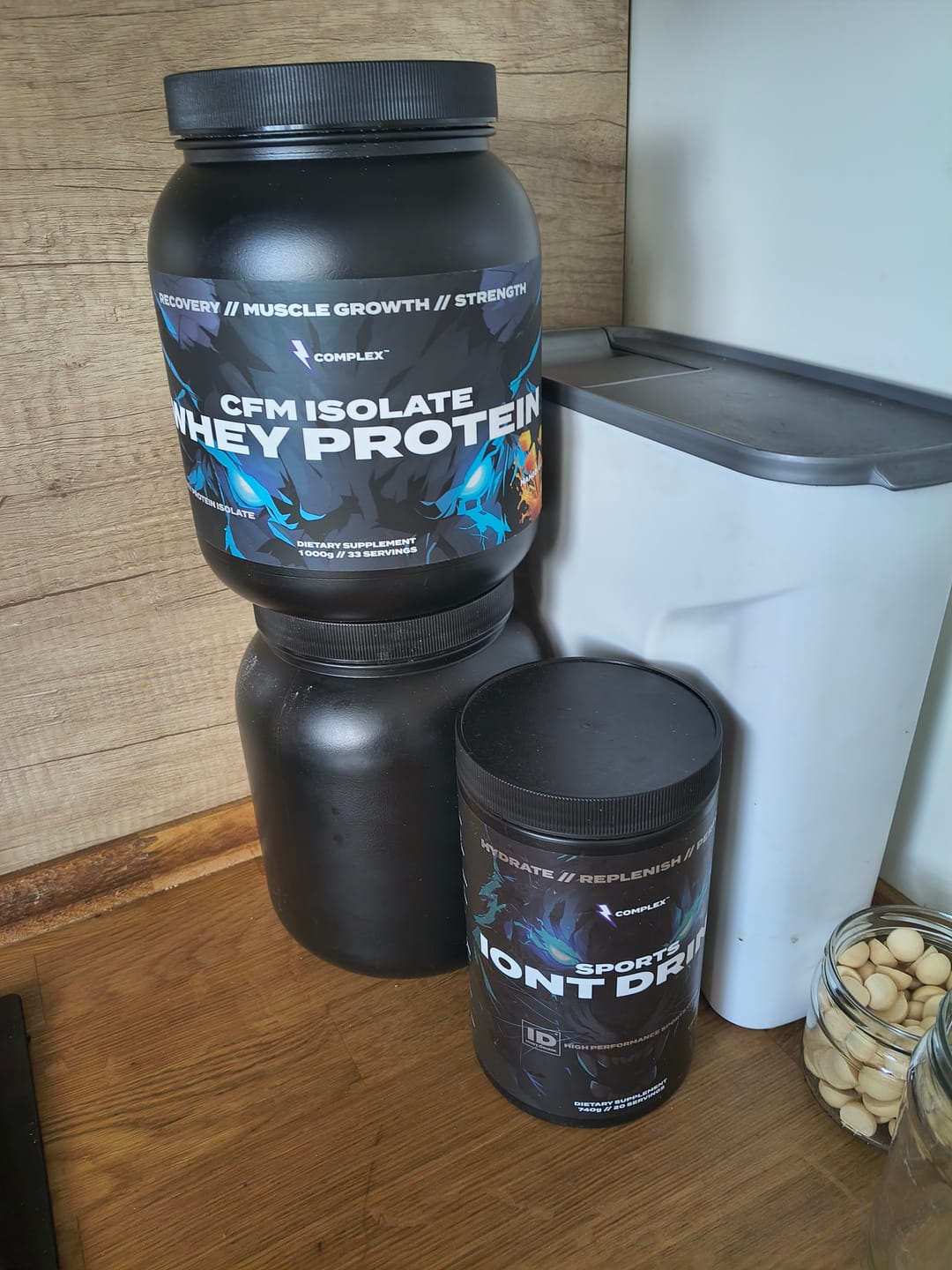 Customer photo review of CFM Whey Protein Isolate