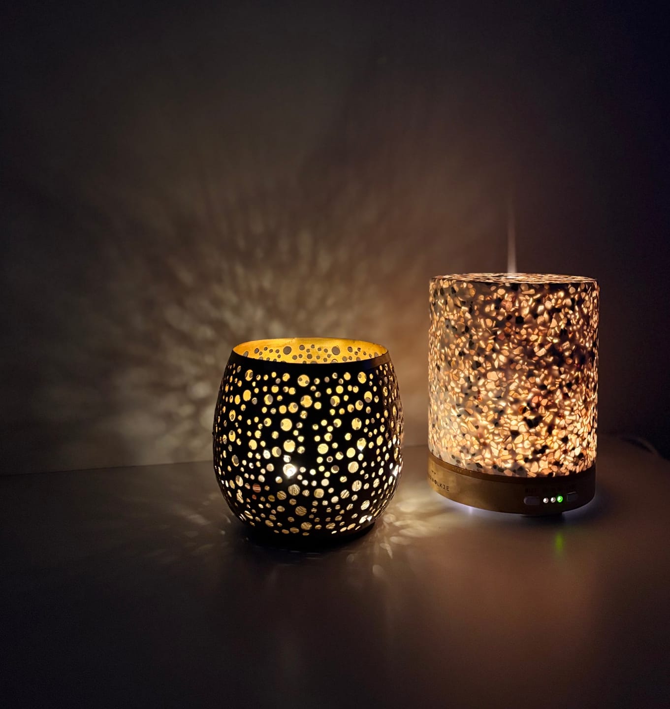 Customer photo review of Living Green- Geurwolkje® Aroma Diffuser - Terrazzo Ovaal - 200 ml