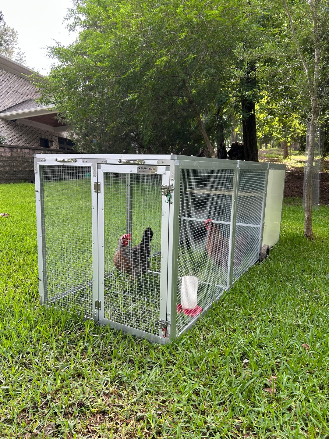 Customer photo review of Mobile Chicken Coop / Chicken Tractor
