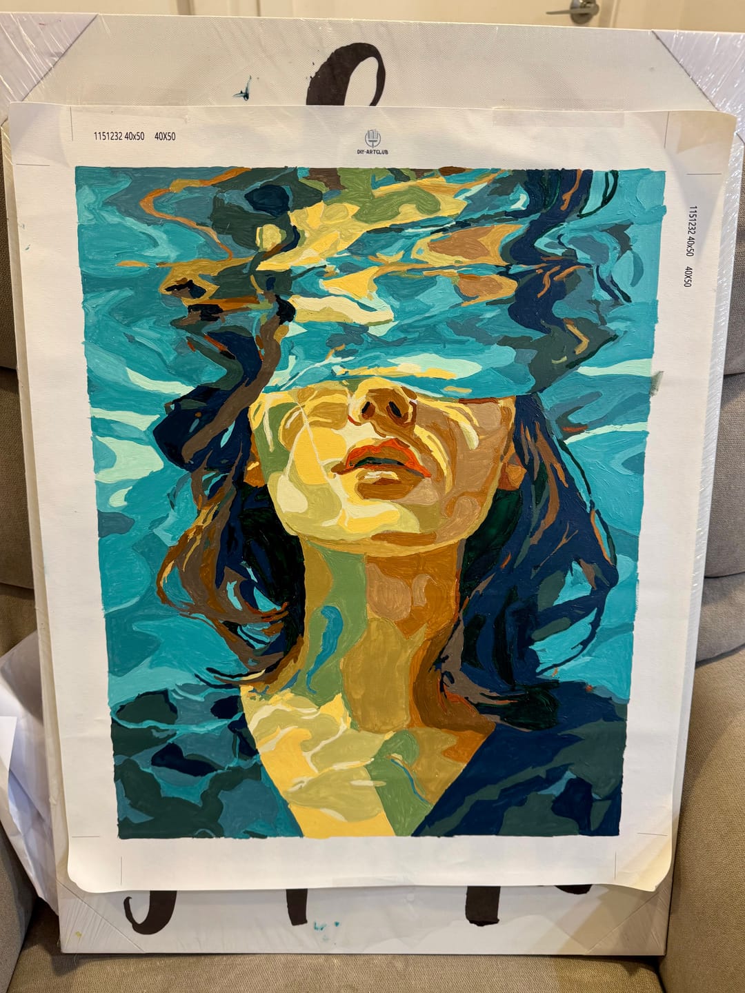 Customer photo review of Under | Paint by Number