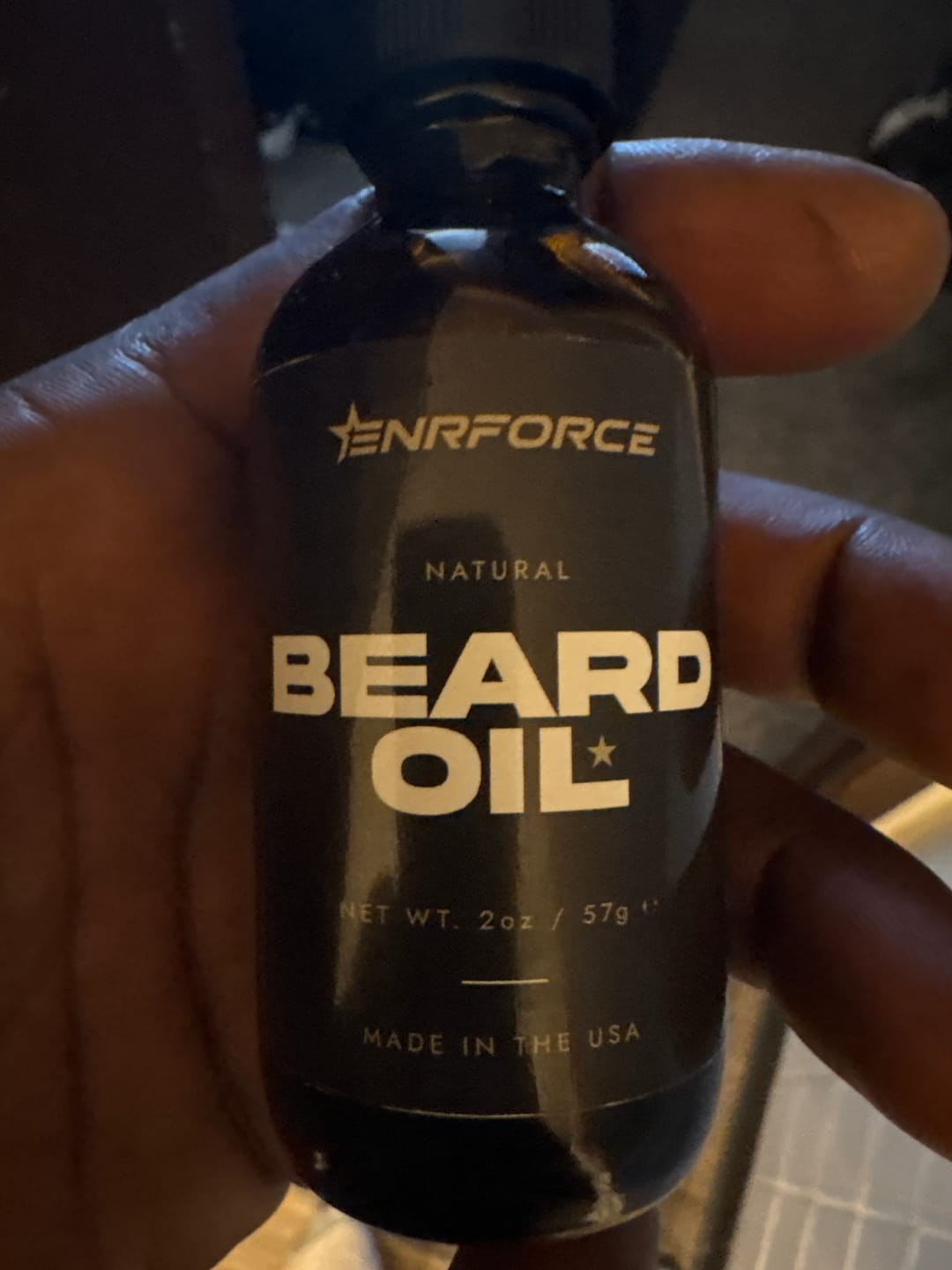 Customer photo review of Enrforce Beard Oil