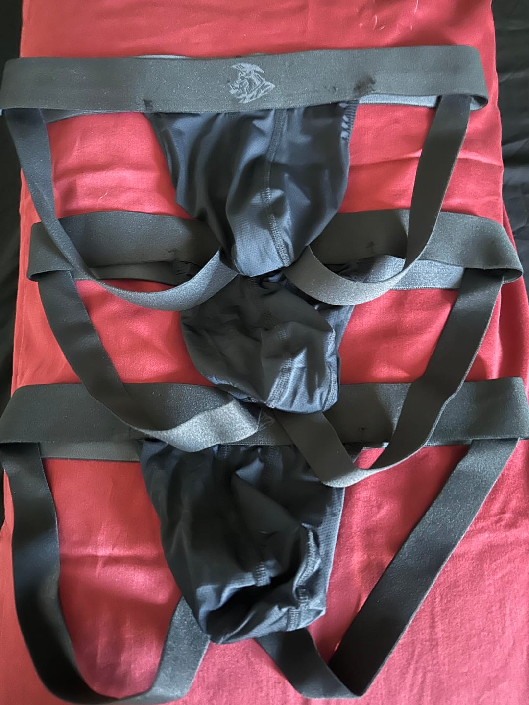 Customer photo review of Nylon 0in Mesh Jockstrap No Fly 3pk Black