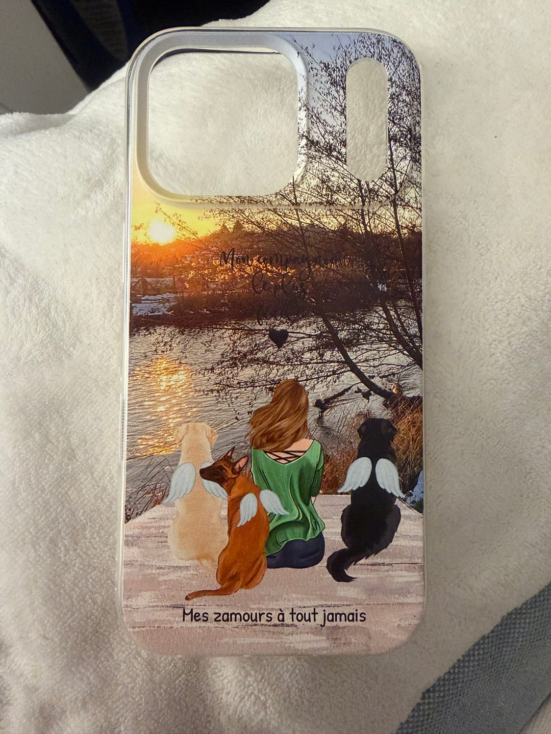 Customer photo review of Meilleurs amis - Coque de téléphone personnalisée