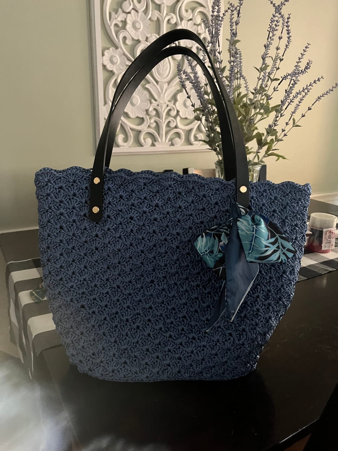 Customer photo review of CrochetPark™ Aveline crochet Shoulder Bag Kit