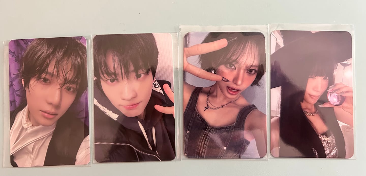 Customer photo review of TXT "7TH YEAR: 가시덤불에 잠시 바람이 멈췄을 때" - Weverse Shop POP-UP Store Lucky Draw Event Photocard [26.04.14]