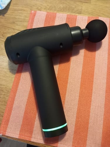 Customer photo review of Massage Gun V1 Ultra – Deep-Tissue Technology with 3,600 Pulses/Min, 30 Adjustable Speeds & 10 Pro Attachments for Full-Body Muscle Relief
