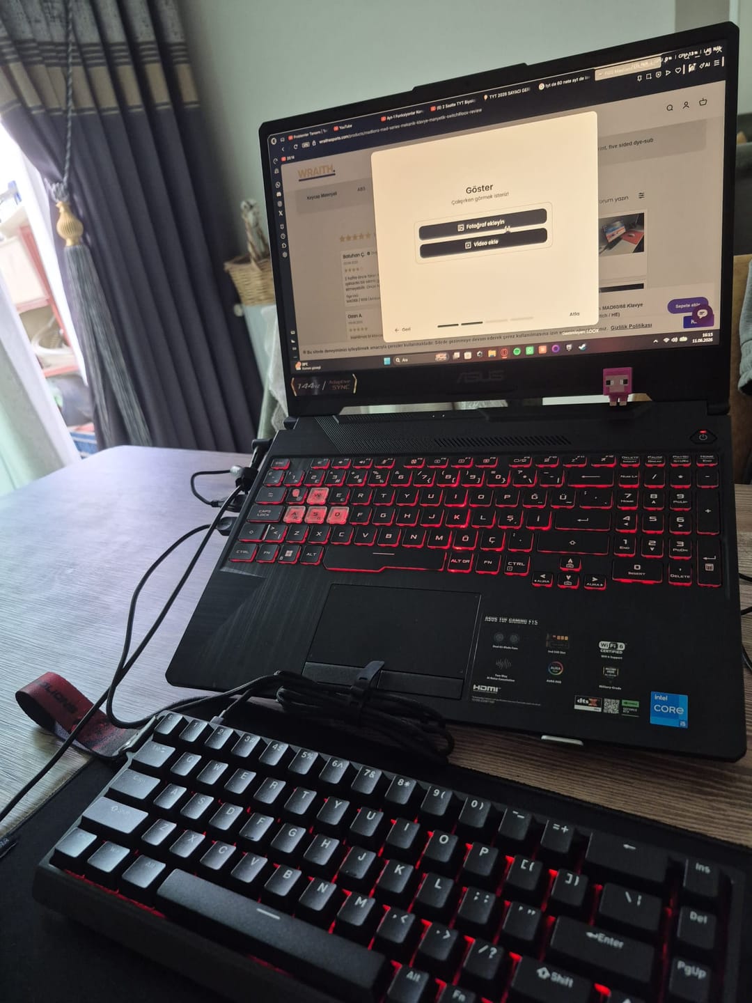 Customer photo review of FGG Madlions MAD60/68 Klavye (Manyetik Switch / HE)