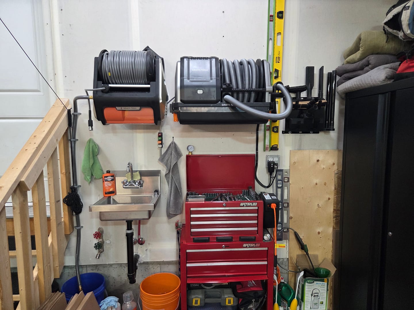 Customer photo review of Grandfalls Retractable Pressure Washer Pro