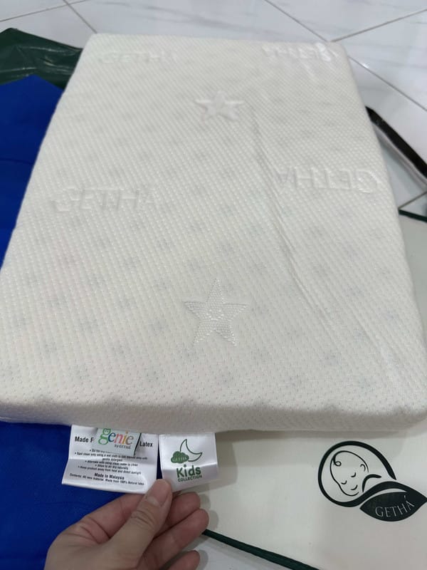 Customer photo review of Getha Sleepy Kids Latex Pillow