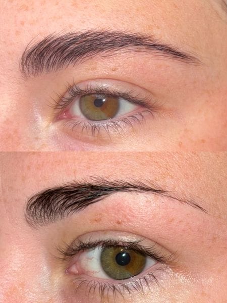 Customer photo review of Eyebrow Growth Serum