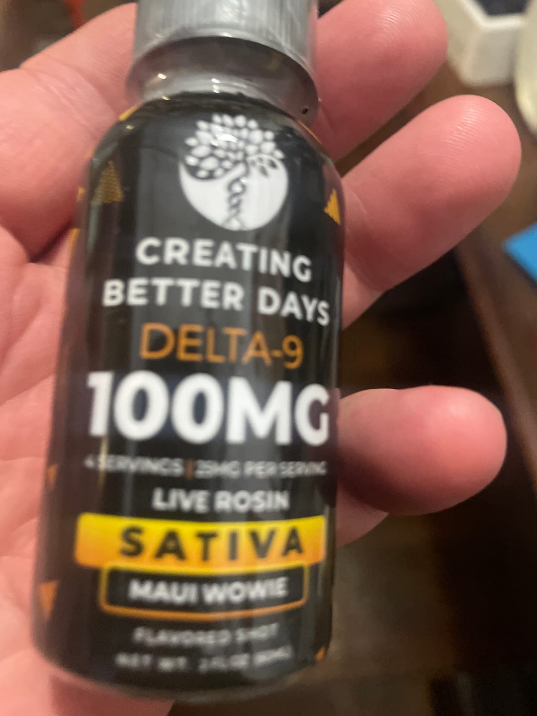 Customer photo review of THC Shots - 100mg Maui Wowie/Slurricane/ Strawberry Kush - High Potency