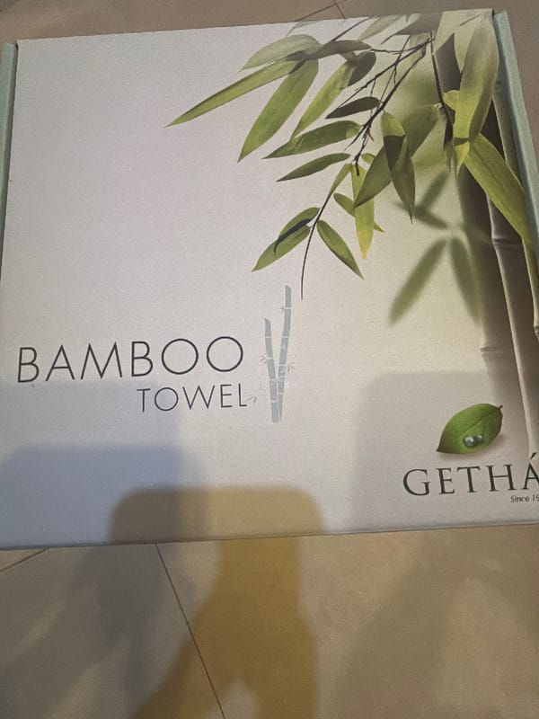 Customer photo review of Bamboo Bath Towel