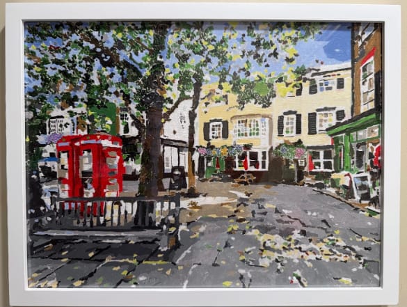 Customer photo review of Custom Paint By Numbers - Turn Trip Memory into Art
