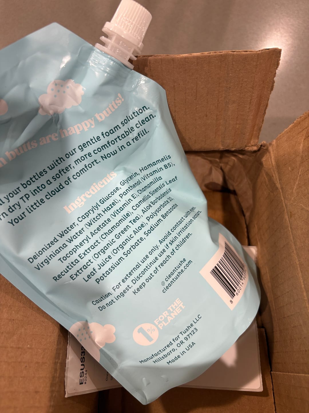Customer photo review of Toilet Paper Foam Refill
