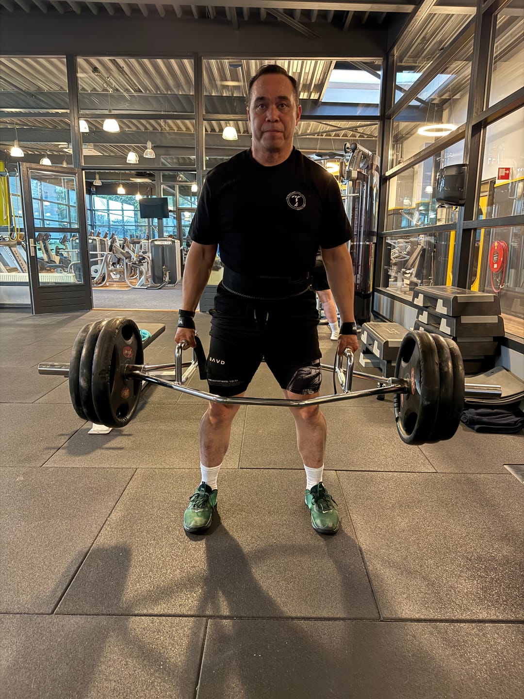 Customer photo review of Hebrews 12:11 ’Warrior’s Discipline’ Men’s Performance Shorts