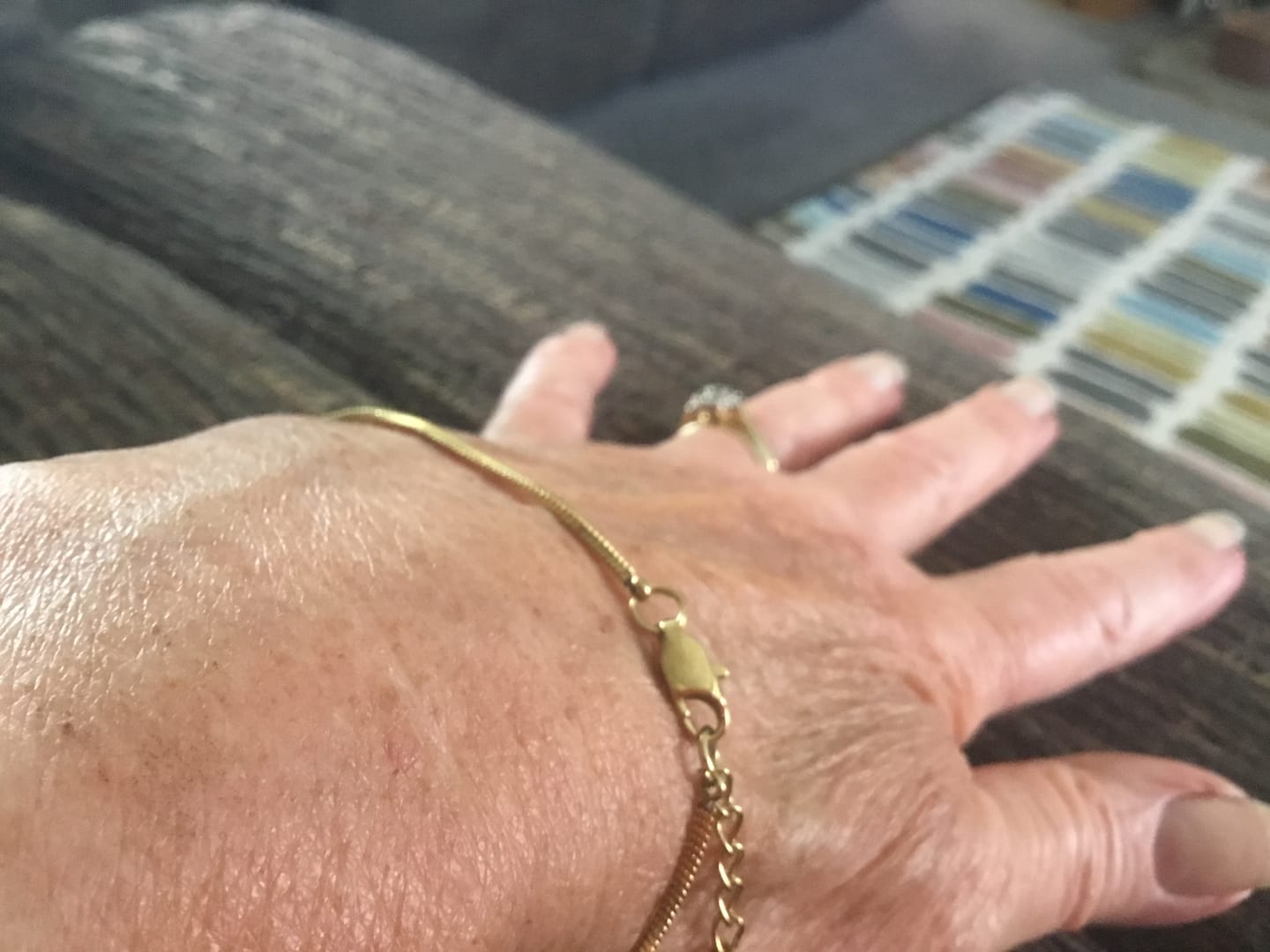 Customer photo review of Minimal Square Bracelet