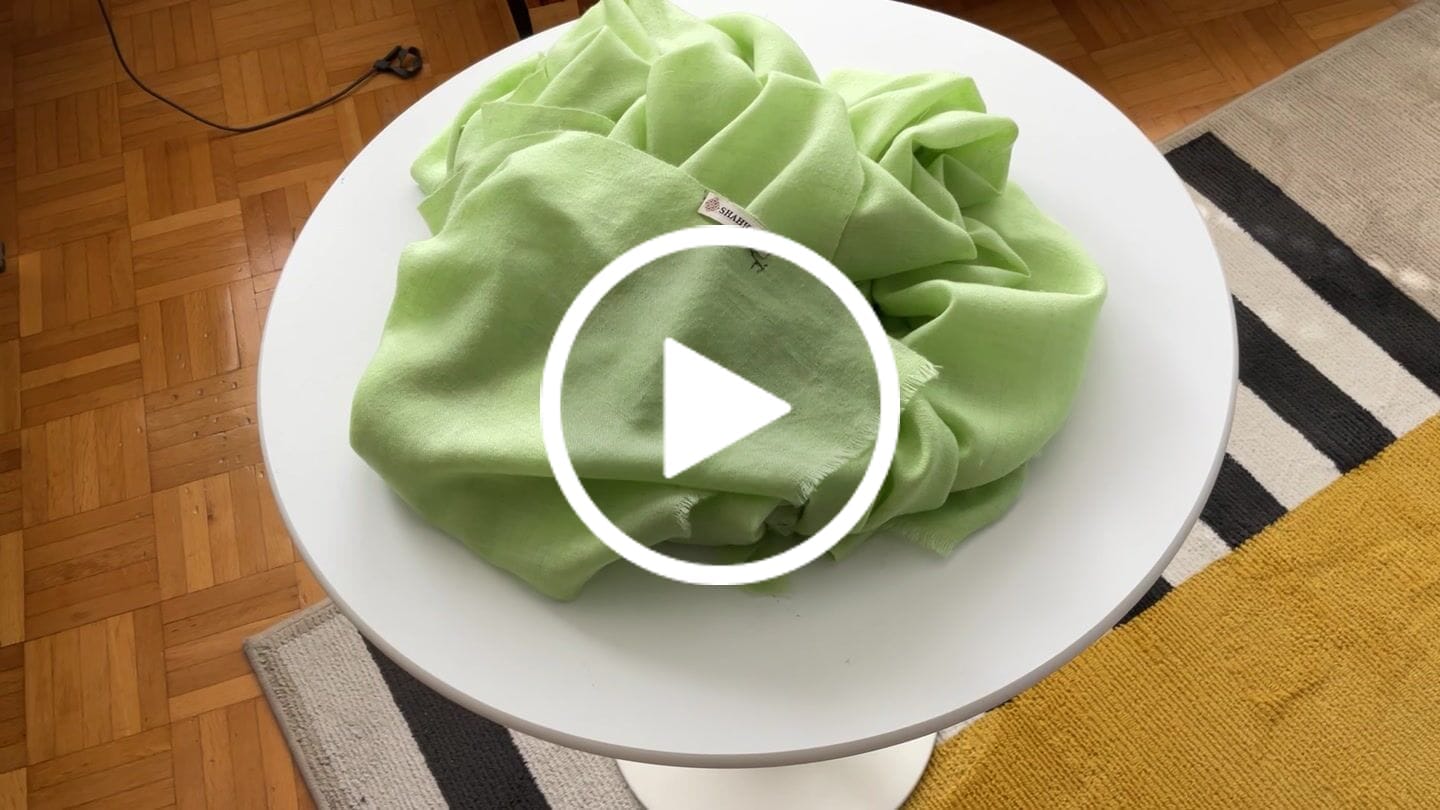 Customer video review of 29 Fresh Pashmina Colors | 100% Pashmina Scarf | Cashmere Wrap | Soft Lightweight Shawl | Handwoven Kashmiri Stole | All Season Gift
