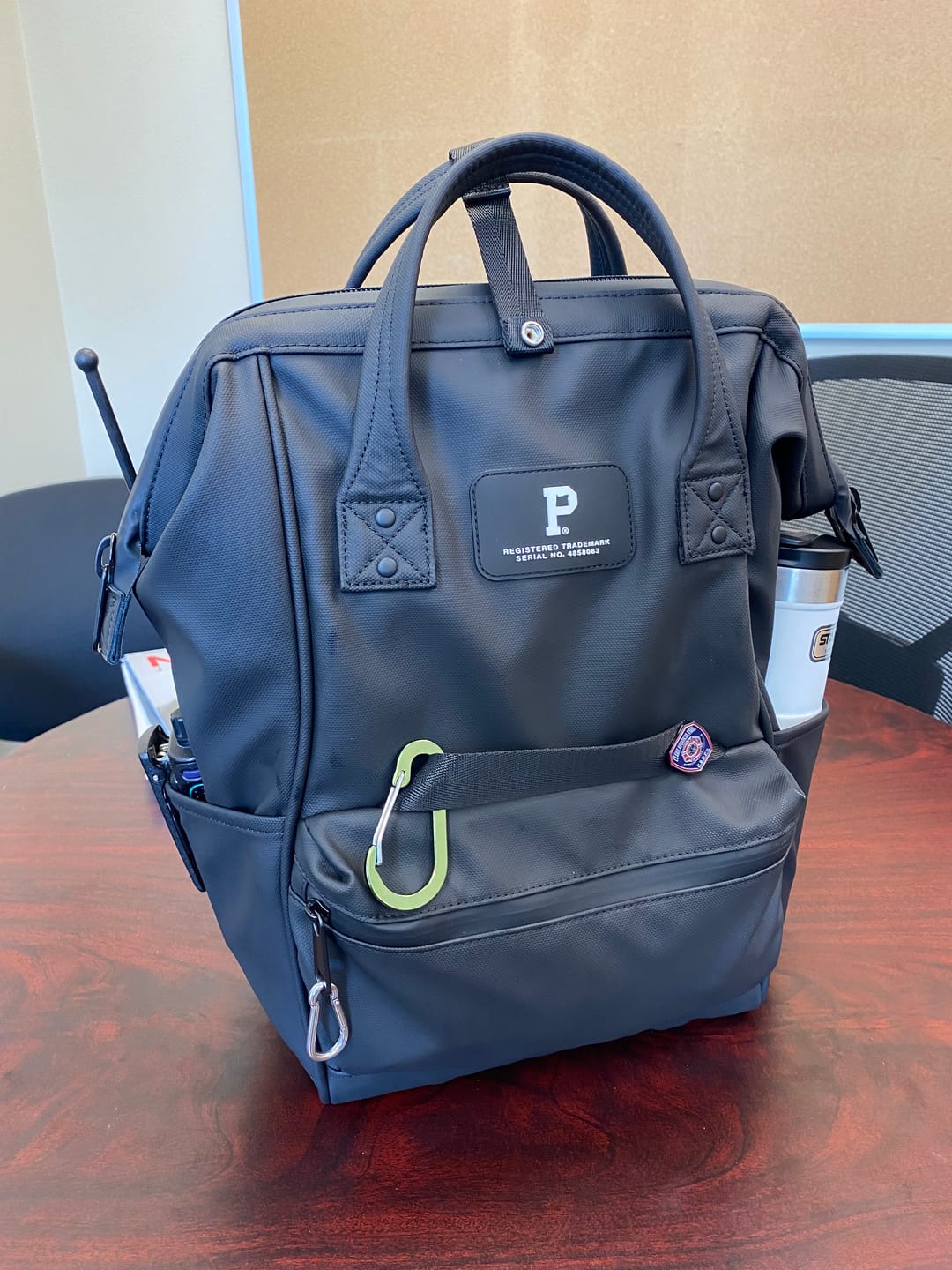 Customer photo review of Personalized Cascade Backpack - Compact