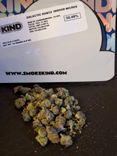 Galactic Runtz Indoor MICROS - 14 Grams - Indica photo review