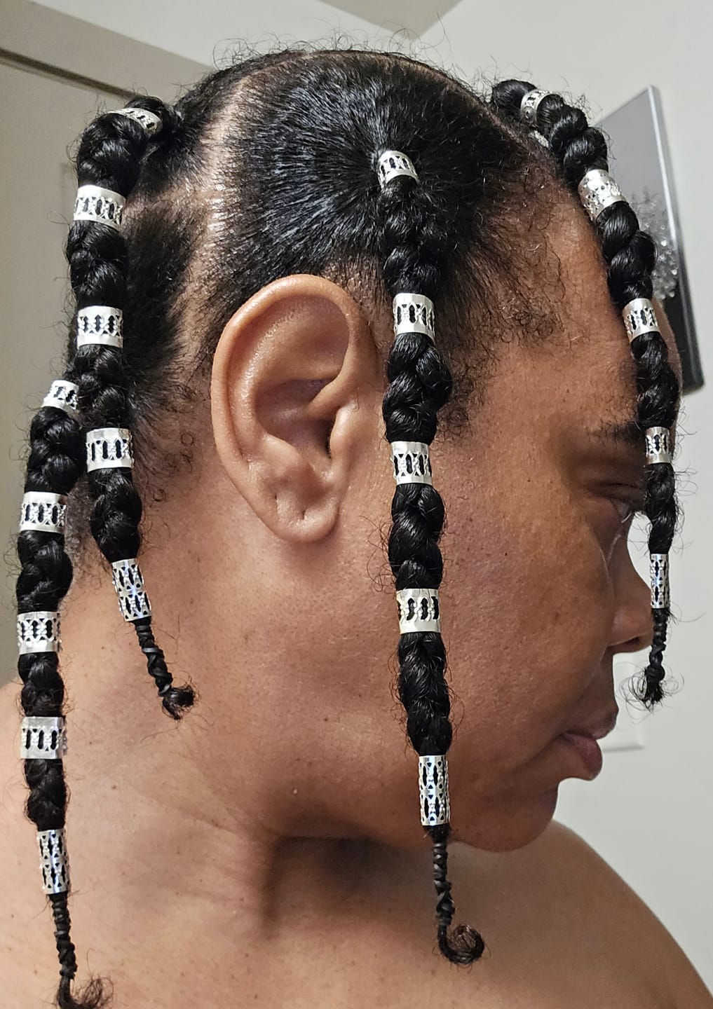 Customer photo review of Scalp Stimulator | Hair Growth Oil