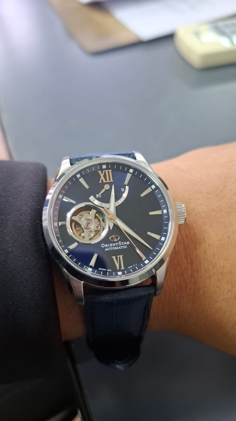 Customer photo review of Reloj Orient Star Automatic RE-AT0006L00B Open Heart 39,3mm