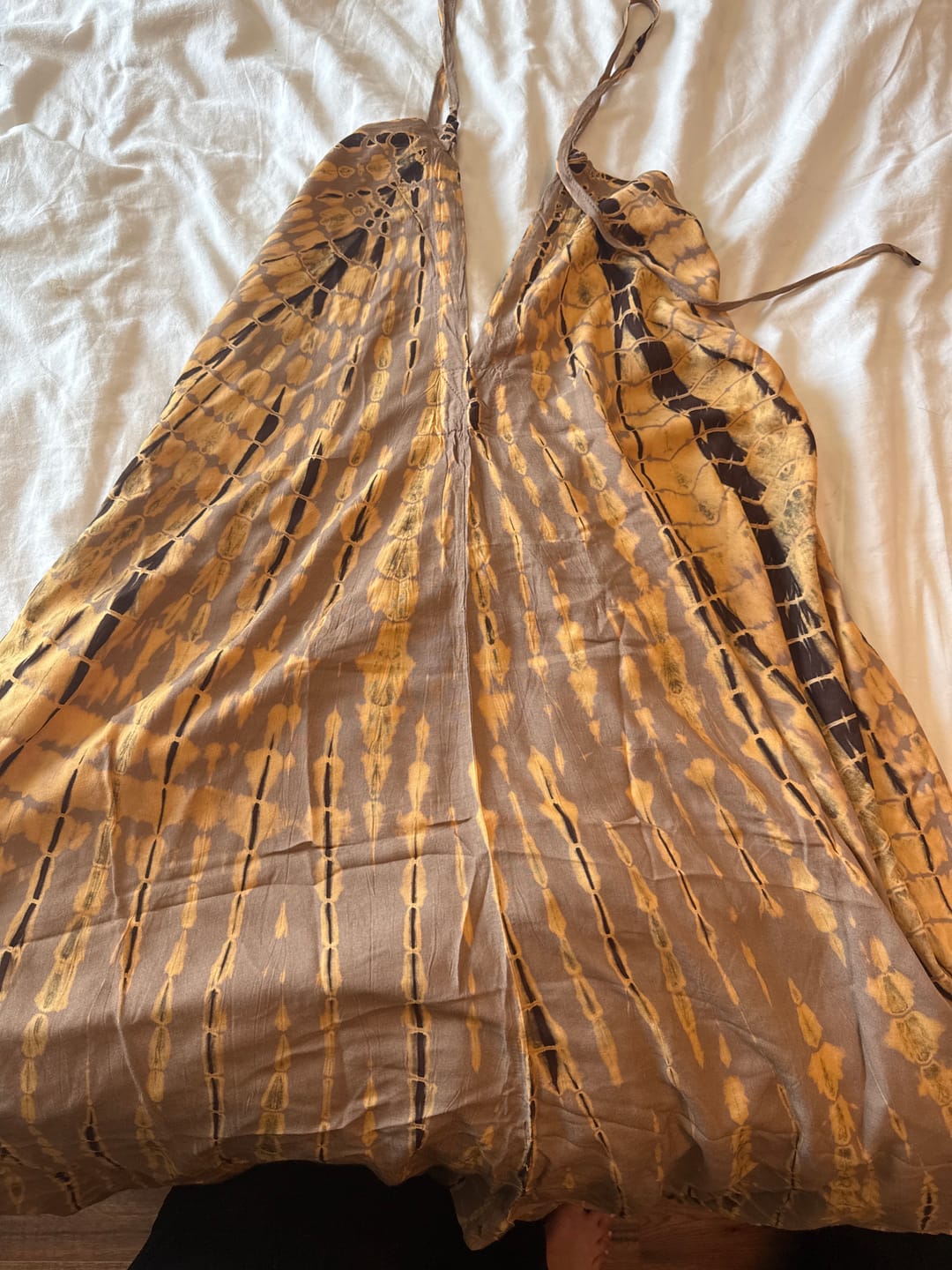 Customer photo review of Flamingo Tie Dye Dress Lioness