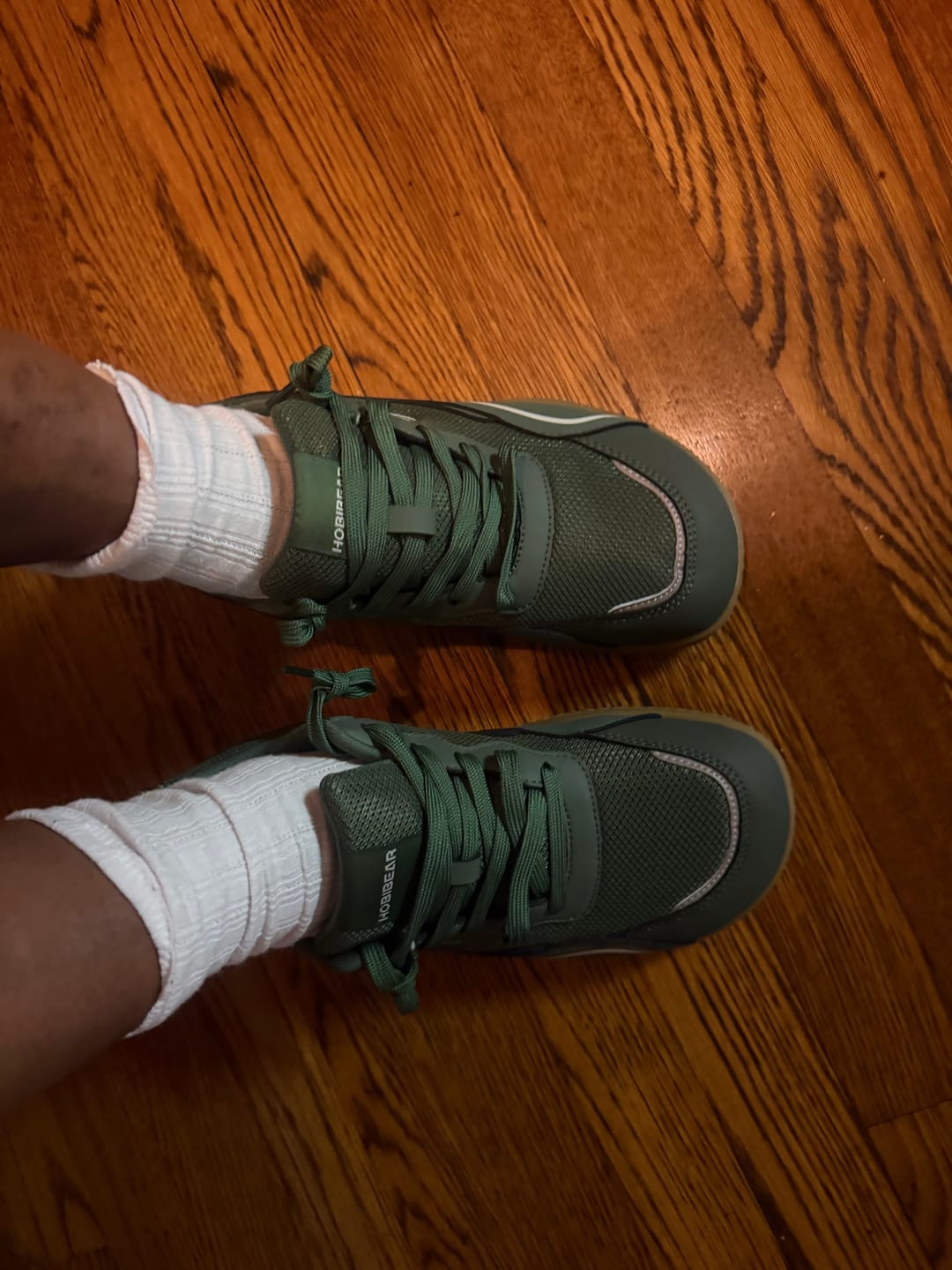 Customer photo review of Vale - Wide Toe Sneakers