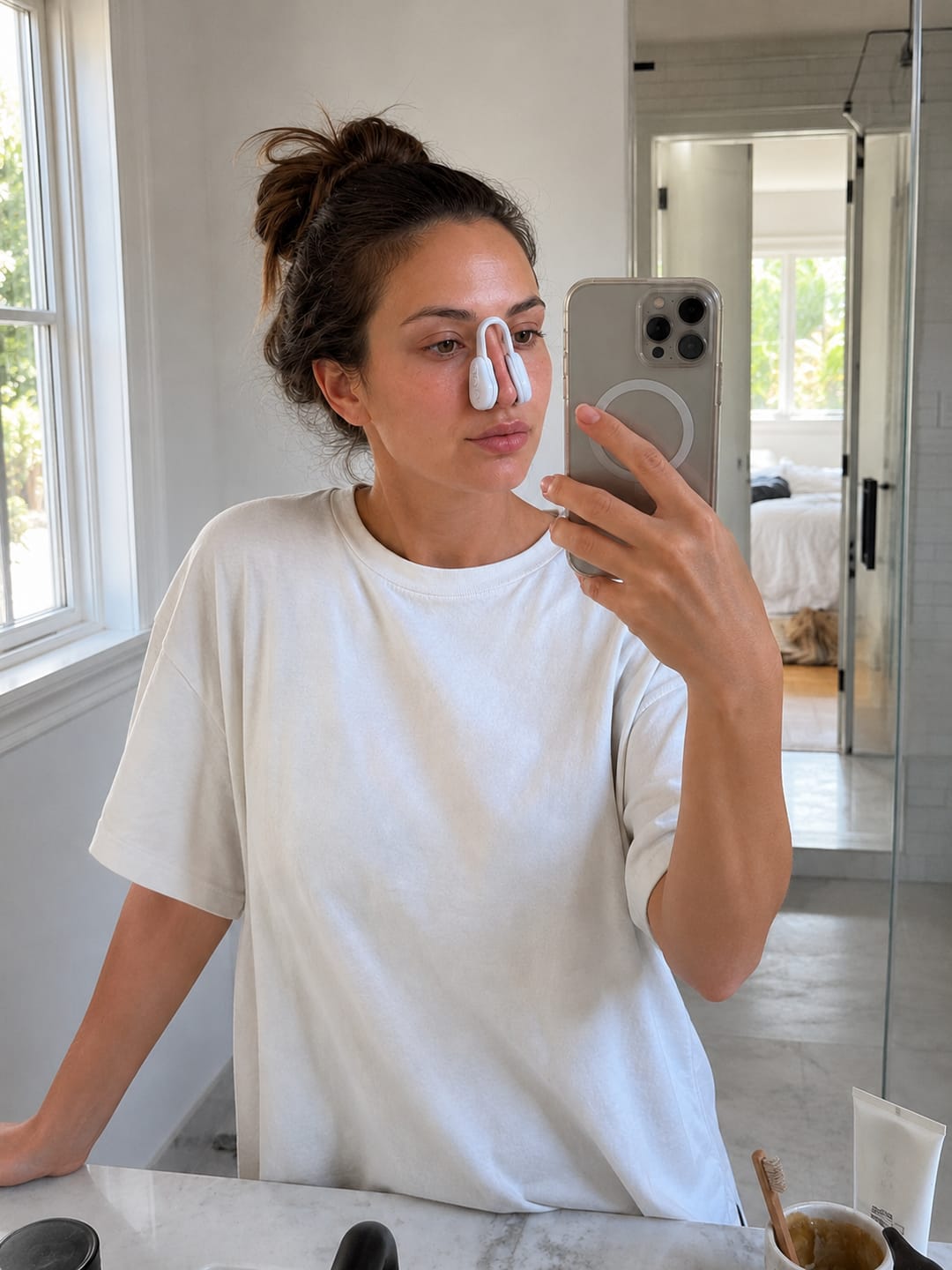 Customer photo review of Velixa Nose Sculpting Device